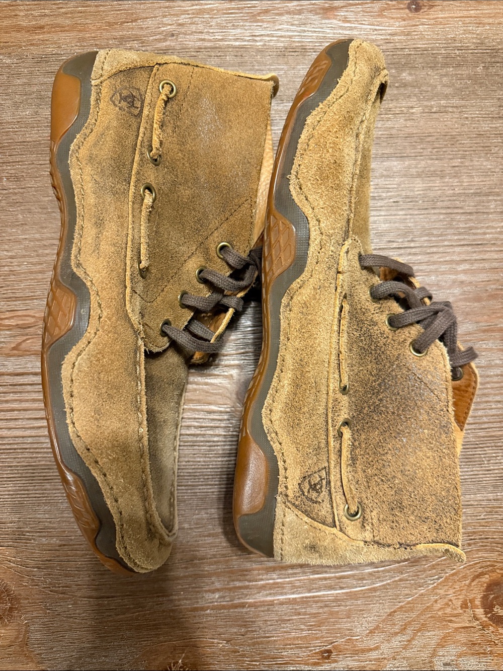 Ariat Men's Tan Lace up Shoes Boots 11D